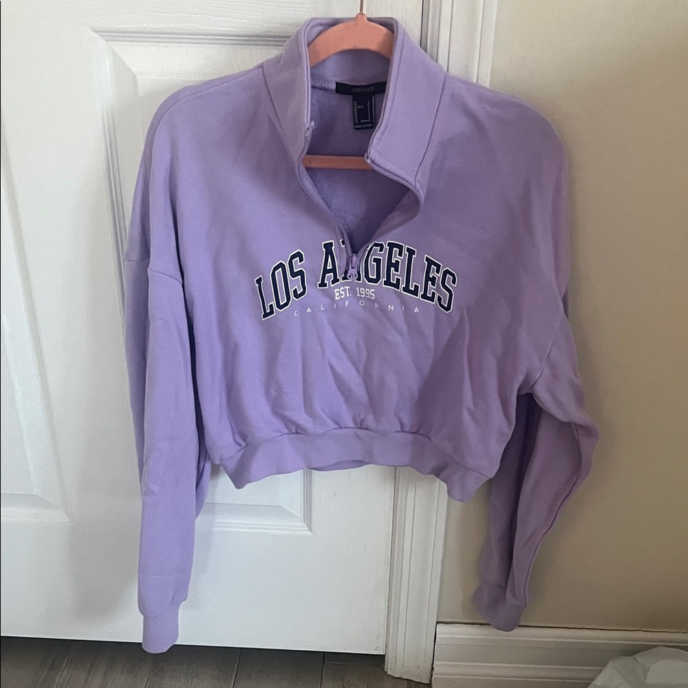 Forever 21 Lavender Los Angeles Sweatshirt